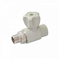 Шаровый кран для радиатора прямой 25-3/4" FV plast
