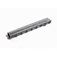 Лоток AQUA-TOP DN90 H100 A15 1000*135*100 с оцинков решет(комплект) (549068)
