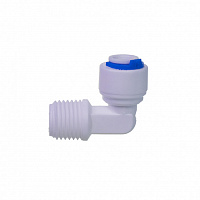 Фитинг Угловой РН1/4"-Т1/4"	F9019