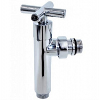 Вентиль запорный угловой крест 1/2"ш х 1/2"ш TIM