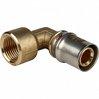 SFP-0010-001220 STOUT Угольник-переходник с внутренней резьбой 1/2"х20 для металлопластиковых труб прессовой