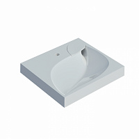 Умывальник "List-60*55" Ш*Г над стир маш, с кронштейн (Madera)548292