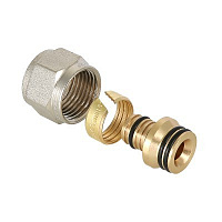 Соединитель коллекторный обжимной евроконус 16х1/2 VT.710