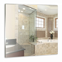 Зеркало MIXLINE квадрат 400*400 б/полки код 525025