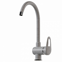 Смеситель для кухни 40к MIXLINE ML-GS04 (310) серый высок. излив код 526202