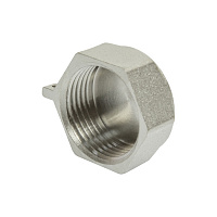 Заглушка ВР 1/2" с контр.отв VRT