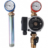 Насосная группа с прямым контуром 3/4" с  Grundfos UPSO 15-65 130 в теплоиз. SDG-0001-002002 STOUТ