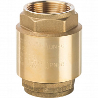 SVC-0001-000040 STOUT 1 1/2" Клапан обратный пружинный муфтовый с металлическим седлом