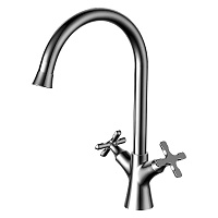 Смеситель Lemark Duetto LM5704C для кухни с поворотным изливом
